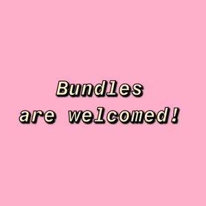 Bundles are welcomed!